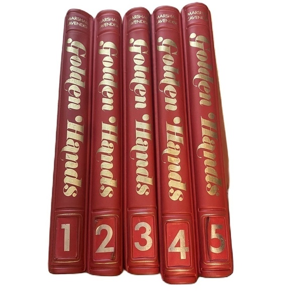 Vintage Golden Hands Book Set 1-5 1970s Sewing Knitting Fashion Binding - Picture 1 of 6